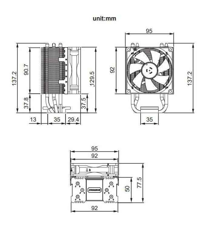 ENERMAX ETS-N30R-HE CPU Air Cooler